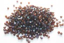 Perline Mezzi Cristalli Dark Topaz AB