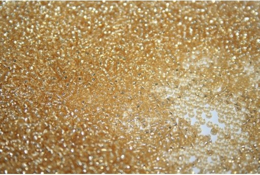 Perline Miyuki Micro Silver Lined Gold 15/0 - 10gr