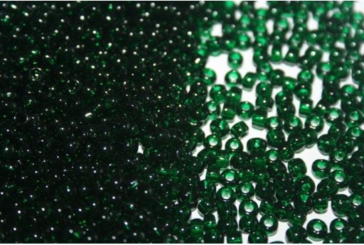 Perline Toho Round Rocailles 6/0, 10gr., Transparent Green Emerald Col.939