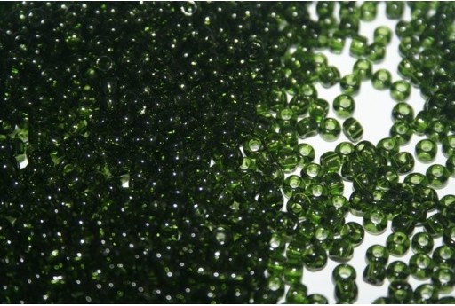 Perline Toho Round Rocailles 6/0, 10gr., Transparent Olivine Col.940