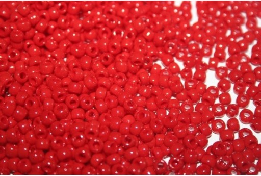 Perline Toho Round Rocailles 6/0, 10gr., Opaque Pepper Red Col.45