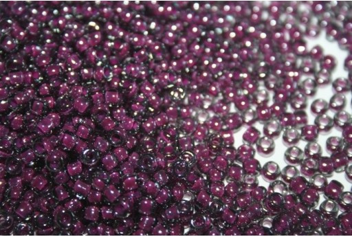 Perline Toho Rocailles Inside Color Grey/Magenta Lined  6/0 - 10gr