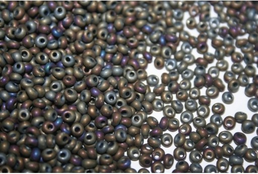 Perline Toho Magatama 3mm, 10gr., Matte-Color Iris Brown Col.614