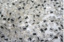 Perline Toho Cubo 4mm, 10gr., Silver-Lined Crystal Col.21