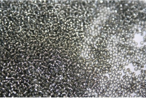 Perline Toho Round Rocailles 15/0, 10gr. Silver-Lined Gray