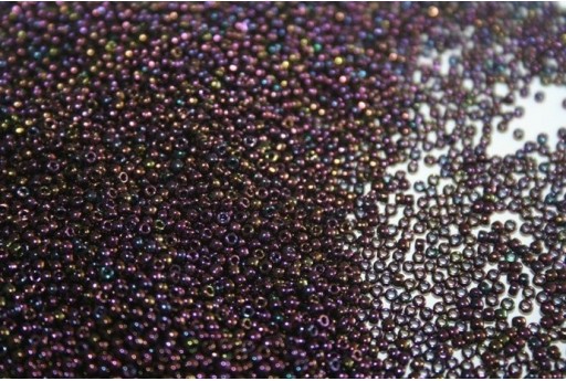 Perline Toho Round Rocailles 15/0, 10gr. Metallic Iris Purple