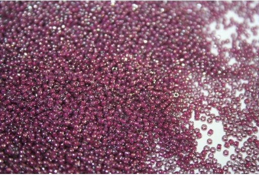 Perline Toho Round Rocailles 15/0, 10gr. Grey/Magenta Lined