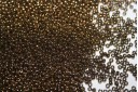 10gr Perline Rocailles Toho 11/0 Inside Color Gold Luster Crystal/Opaque Gray Col.266