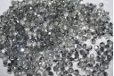 Perline Mezzi Cristalli Silver 1/2 3mm - 60pz