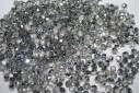 60 Perline Mezzi Cristalli 3mm Crystal Col.00030