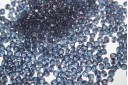 60 Perline Mezzi Cristalli 3mm Crystal Col.00030