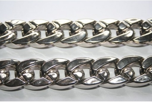 Aluminium Oval Chain CCB 24x17mm - 50cm