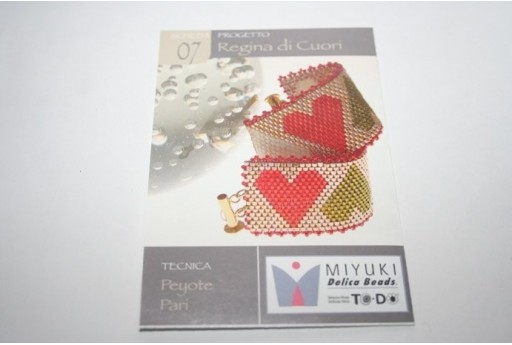 Scheda Progetto Miyuki Bracciale Regina di Cuori 07