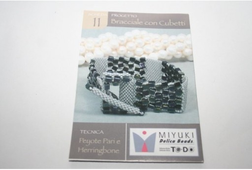 Scheda Progetto Miyuki Bracciale con Cubetti 11