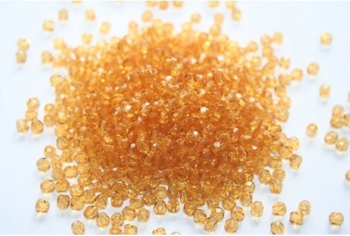 Perline Mezzi Cristalli Topaz 3mm - 60pz