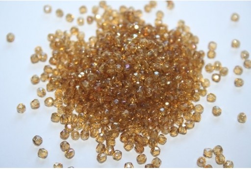 Perline Mezzi Cristalli Twilight-Medium Topaz 3mm - 60pz