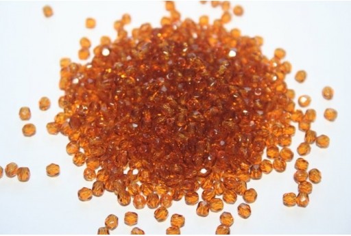 60 Perline Mezzi Cristalli 3mm Crystal Col.00030