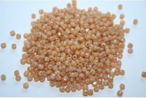 60 Perline Mezzi Cristalli 3mm Crystal Col.00030