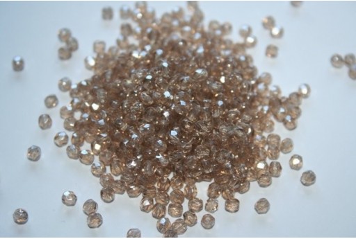 Perline Mezzi Cristalli Luster-Smoky Topaz 3mm - 60pz