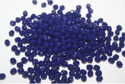 Perline Mezzi Cristalli Navy Blue