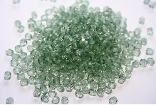 60 Perline Mezzi Cristalli 4mm Crystal Col.00030