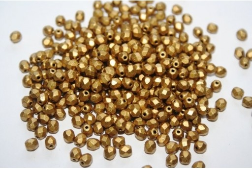 60 Perline Mezzi Cristalli 4mm Crystal Col.00030