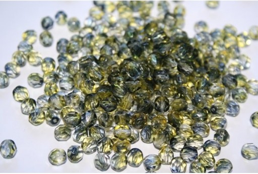 30 Mezzi Cristalli 6mm Crystal Col. 00030