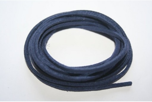 Filo Alcantara Blue 3x1,5mm - 2mt