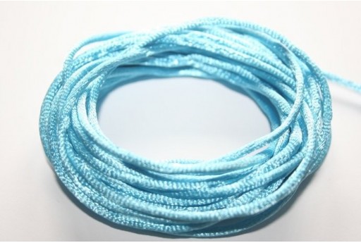 Filo Coda di Topo Aquamarine 2mm - 5mt