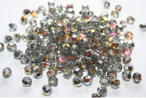 Perline Mezzi Cristalli Crystal/Marea 6mm - 30pz