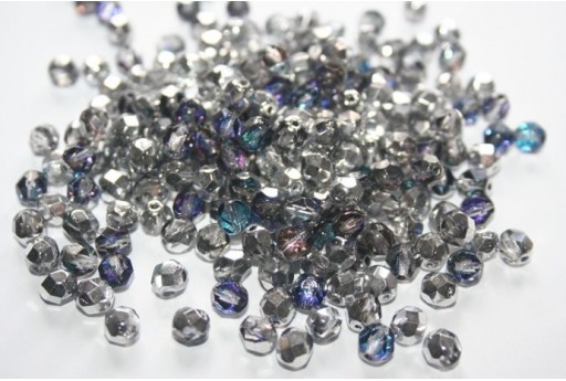 30 Mezzi Cristalli 6mm Crystal Col. 00030