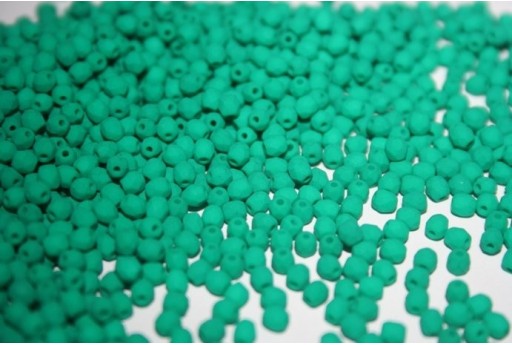 Perline Mezzi Cristalli Neon-Dark Emerald 3mm - 60pz