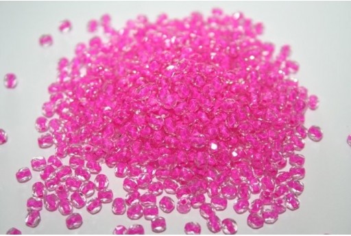 60 Perline Mezzi Cristalli 3mm Crystal Col.00030