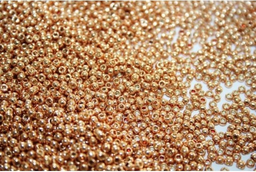Perline Toho Round Rocailles 11/0, 10gr. Galvanized Rose Gold Col.PF551