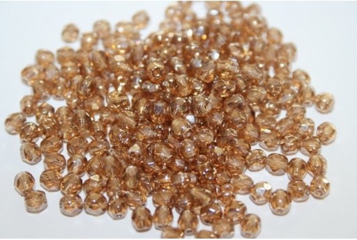 Perline Mezzi Cristalli Luster-Smoky Topaz