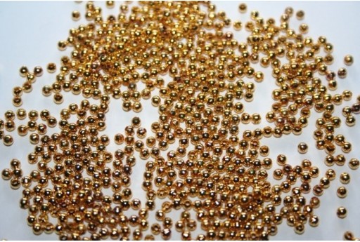 Distanziatori Sfera Colore Oro 2mm - 4gr