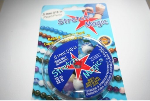 Filo Elastico Stretch Magic 0,5mm, 10mt.  MIN18A