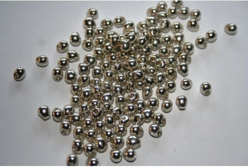 Perline Miyuki Drops Galvanized Silver 3,4mm - 10gr