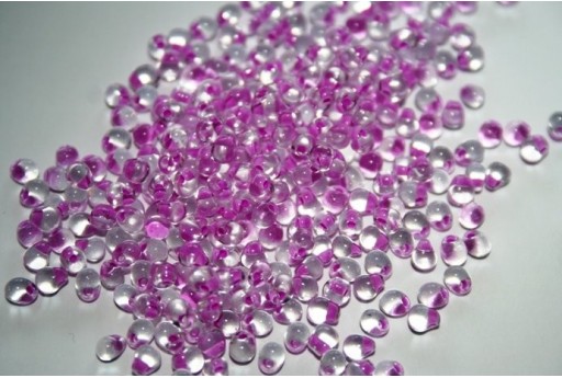 Perline Miyuki Drops Lilac Lined Crystal 3,4mm - 10gr