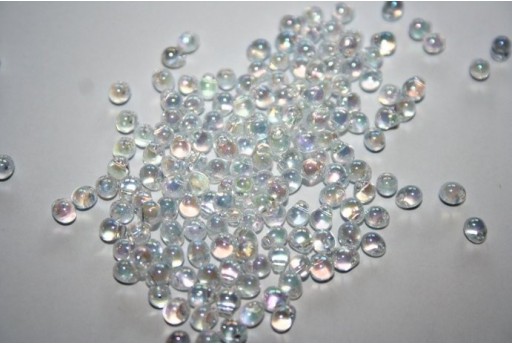 Perline miyuki drops transparent sapphire ab 3,4mm