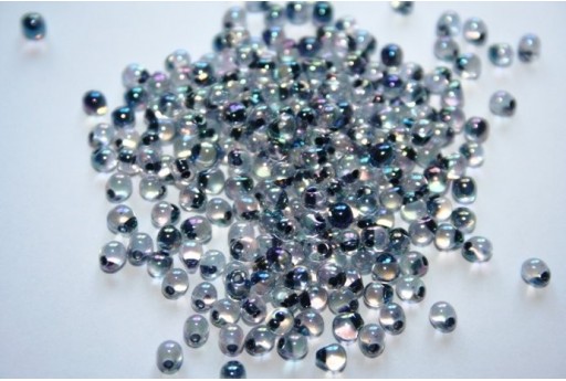 Perline Miyuki Drops Noir Lined Crystal AB 3,4mm - 10gr