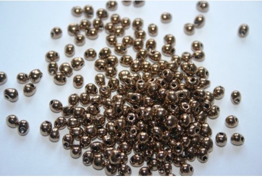Perline Miyuki Drops Metallic Bronze 3,4mm - 10gr