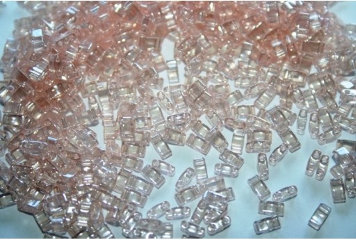 5gr Perline Tila 1/2 Cut Miyuki  Crystal 2,5x5mm Col.131