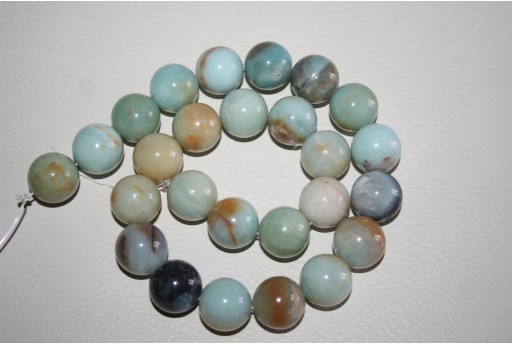 Pietre Amazonite Multicolor Sfera 16mm - 4pz