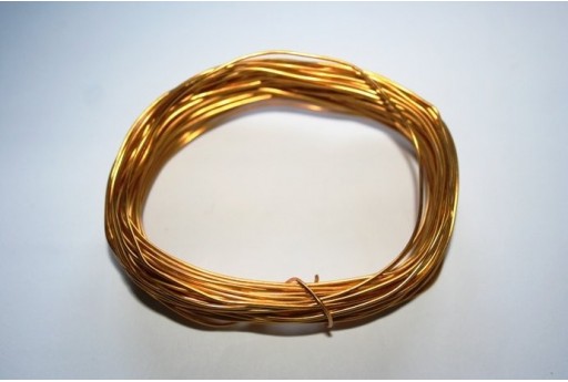 Filo Alluminio Oro 0,8mm - 12mt.,