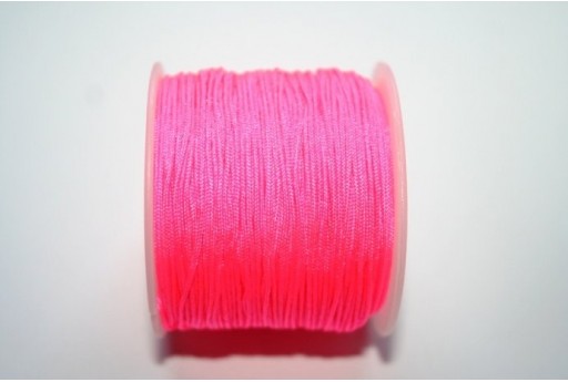 Filo Nylon Intrecciato Rosa Confetto 1mm - 35mt