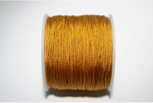 Filo Nylon Intrecciato Oro 1mm - 35mt