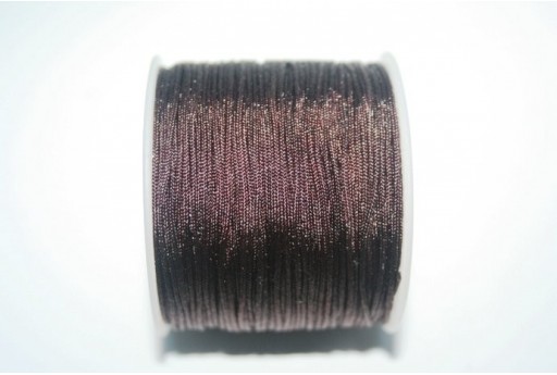 Filo Nylon Intrecciato Marrone 1mm - 35mt