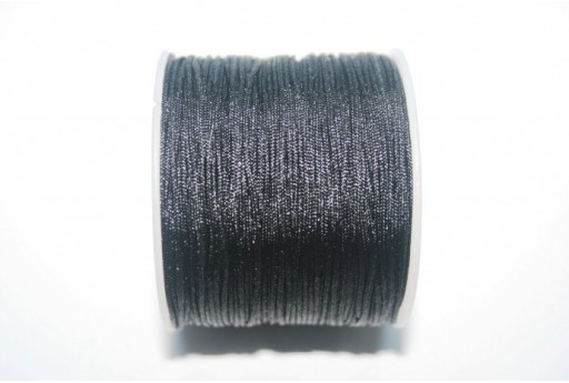 Filo Nylon Intrecciato Nero 1mm - 35mt