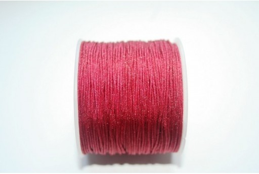 Filo Nylon Intrecciato Bordeaux 1mm - 35mt